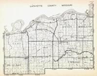 Lafayette County, Clay, Lexington, Dover, Middleton, Sni-A-Bar, Washington, Freedom, Davis, Missouri State Atlas 1940c